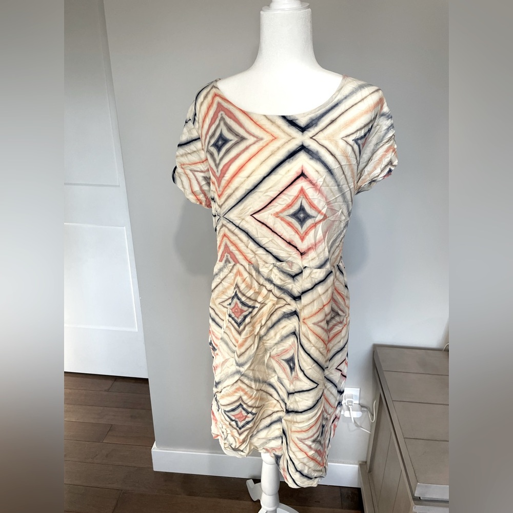 Old Navy Short Sleeve Printed Dress XXL